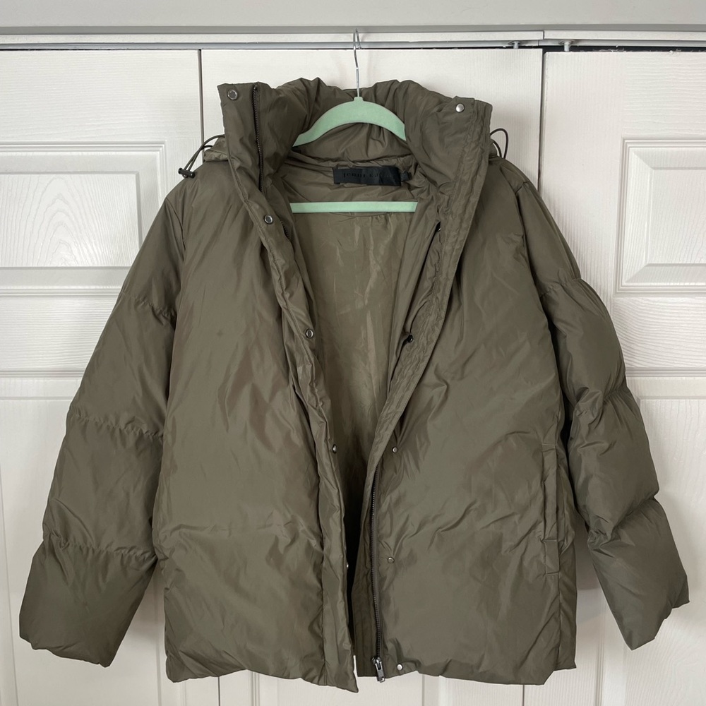 Jenni Kayne Sage Green Puffer Jacket